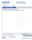 Recibo para pago de inspección